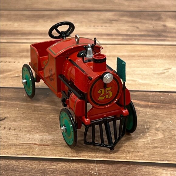 2002 HALLMARK KS ORNAMENT QX8076 1928 JINGLE BELL EXPRESS PEDAL KIDDIE CAR - Picture 5 of 11